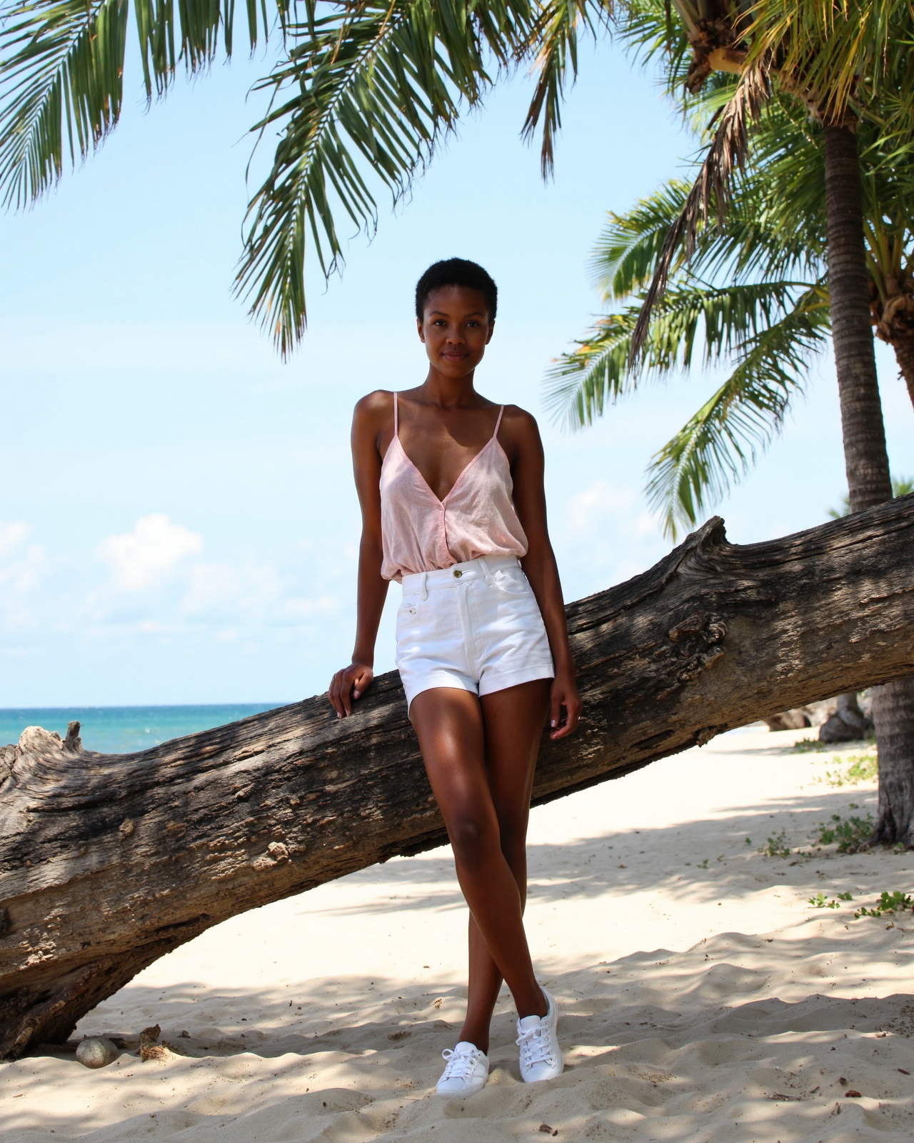 Template example Beach Escape 4 (female)